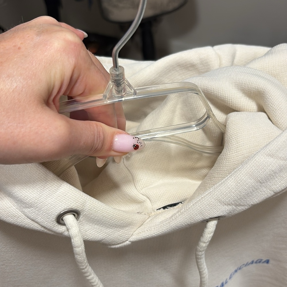 Balenciaga hoody sz M cream - Picture 11 of 15